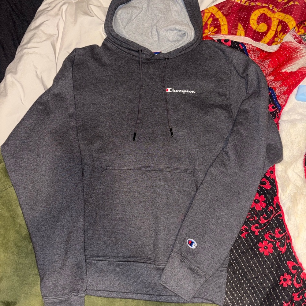 Champion Men's Dark Gray Hoodie